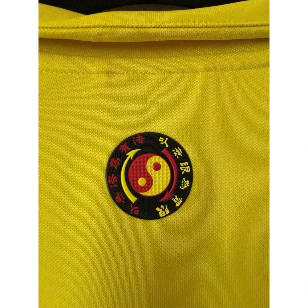 New Seattle Sounders Bruce Lee Jacket Mens M Yellow Black Adidas Aeroready MLS